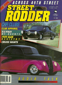 STREET RODDER 1990 JAN - MODIFY SPINDLES FOR A 1946 DROPPED AXLE FORD